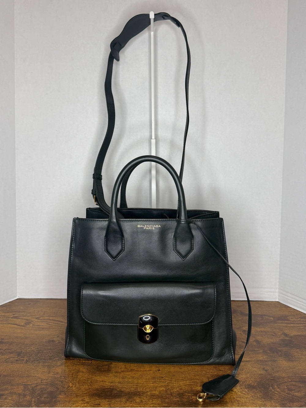 Balenciaga Padlock All Afternoon Convertible Tote Bag